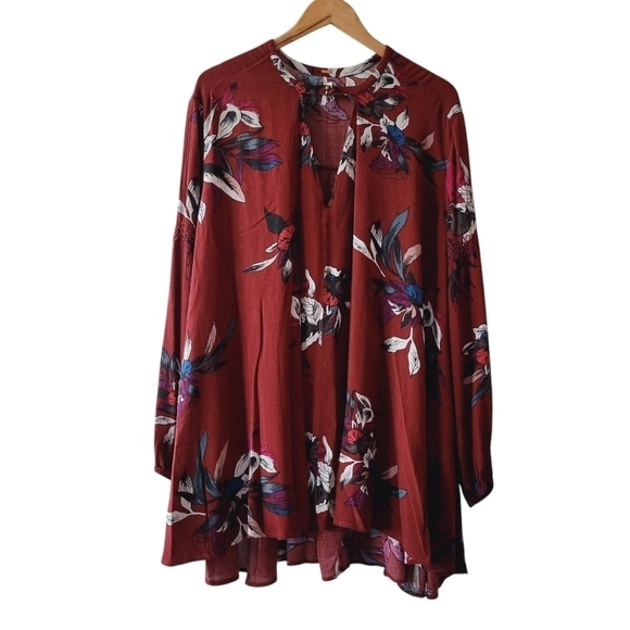 Free People Electric Orchid Tunic Swing Dress - Picture 2 of 12